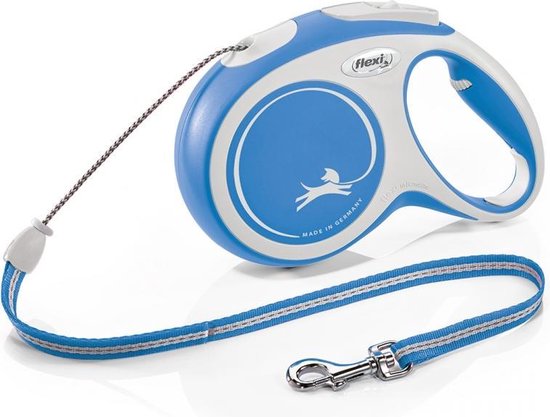 Flexi new comfort touw Blauw M/8M