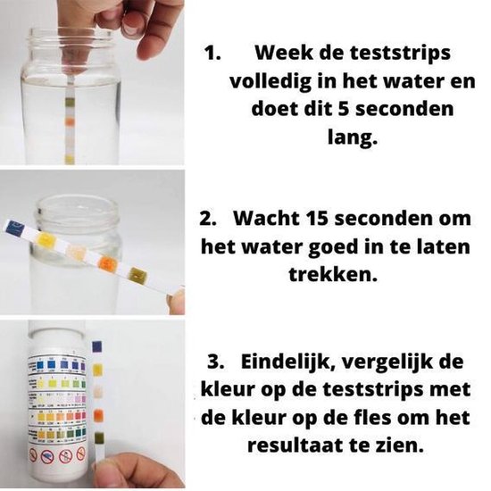 Zwembad Test Strips Ph Waarde En Chloor In Strips