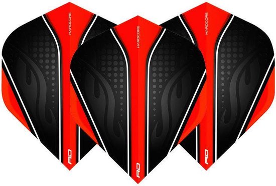 RED DRAGON Hardcore Radical Zwart En Rood Extra Dikke Dart Vluchten
