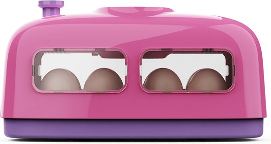 Broedmachine - 8 eieren - Trein - Roze