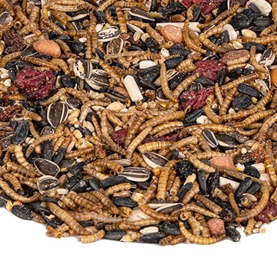 The bird family - Strooivoer Excellent Meelworm en Fruit - 10 kg