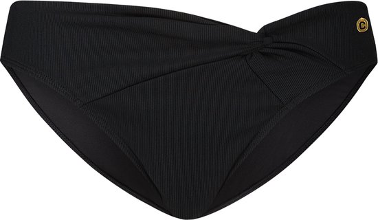 Ten Cate Basics Knot Bikini Bottom Black Rib Voor Dames Maat 36 Bol