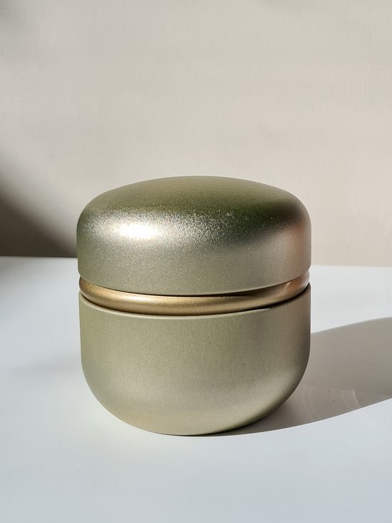 Star urn - goud - hoogwaardig aluminium - moderne urn - kleine urn - mini urn - crematie urn - as urn - huisdieren urn - urn hond - urn kat - menselijk as - familie urn - urn voor as volwassen - urne - urne hond - urnen - urne volwassenen - urne kat