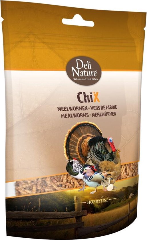 Deli Nature Chix Meelwormen 200 gr