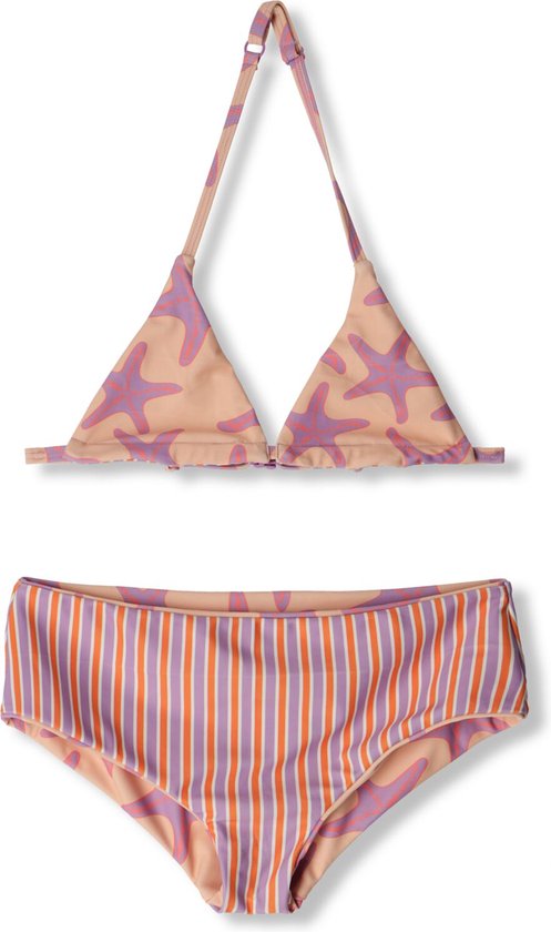Shiwi Lizzy Reversible Bikini Set Striped Starfish Zwemkleding Meisjes