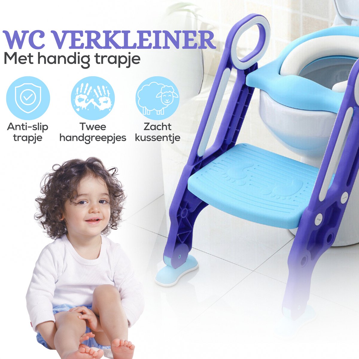 Wc Verkleiner Met Trapje Potje Peuter Wc Bril Verkleiner