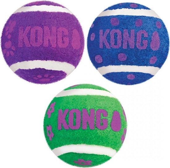Kong cat active tennis balls with bells