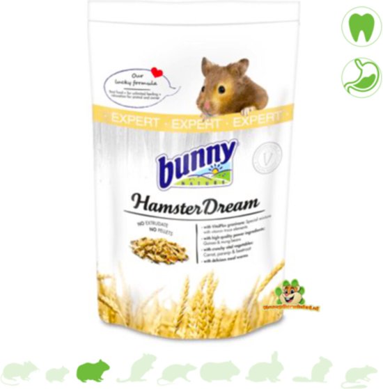 Bunny Nature Hamsterdroom Expert - Hamstervoer - 500 g
