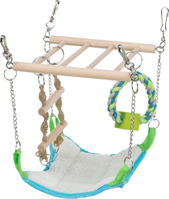 Trixie hangbrug met hangmat 17x15x22 cm 3 st