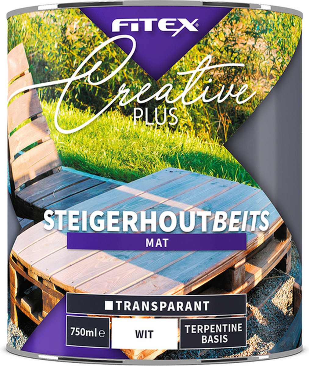 Fitex Creative Steigerhoutbeits Beits Transparant Terpentine