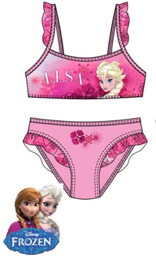 Frozen Bikini Maat 4 104 Roze Bol