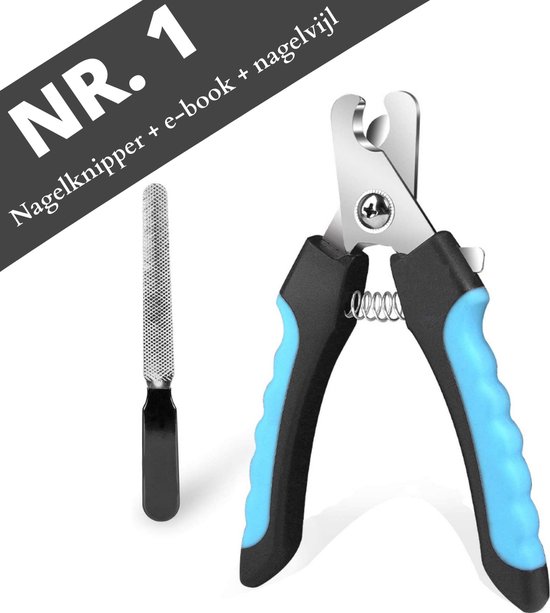 Nagelknippper hond Nagelknipper kat + E-BOOK - Nagelschaar hond - Nagelschaar kat - Honden nagelknipper - Nagelvijl hond - Nageltang hond - Nagelknipper hond veiligheidsstop - Nagel hond - Bwa Commerce