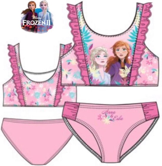 Frozen 2 Bikini Roze Maat 98 104 Bol
