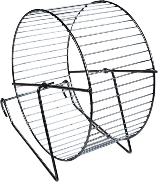 Dierenbenodigdheden Vadigran Hamster Wiel Metaal/Chroom 15Cm