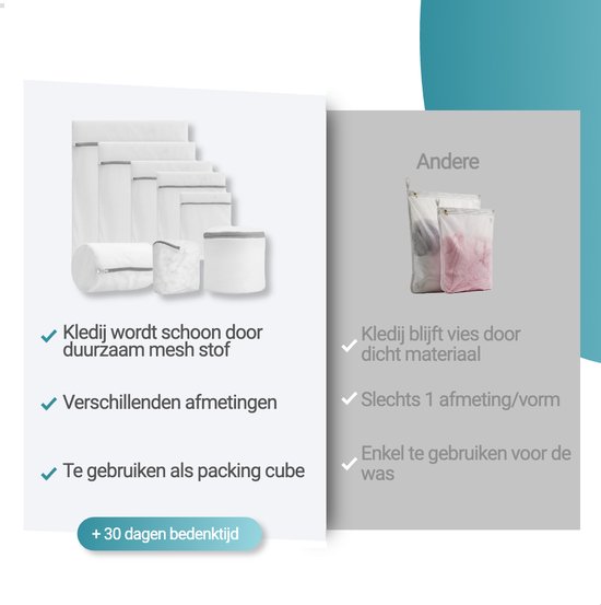 Waszakken Voor Wasgoed Waszak Waszakje Lingerie Wastas Set Van