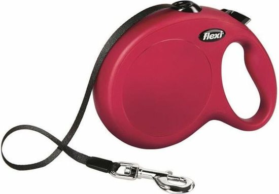 Hondenriem Flexi New Classic 8m Rood Maat L