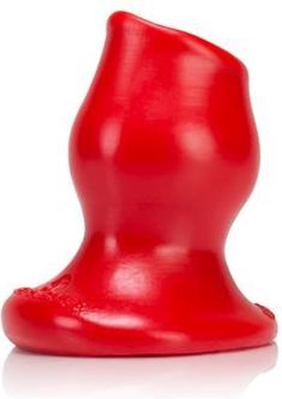 Pighole 1 Holle Buttplug Rood Small Bol