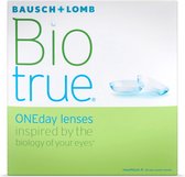 +5.50 - Biotrue® ONEday - 90 pack - Daglenzen - BC 8.60 - Contactlenzen