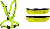 Tunturi - Hardloopverlichting - Reflecterende Armband - Hardloopvest - Reflecterend loopvest