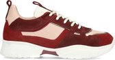 Manfield - Dames - Rode dad sneakers - Maat 37