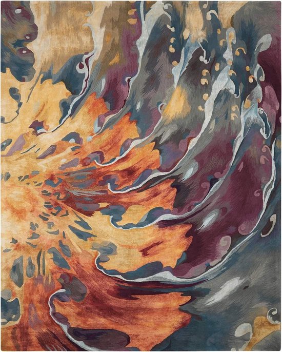 Vloerkleed Nourison Prismatic Multicolor PRS08 - maat 259 x 351 cm