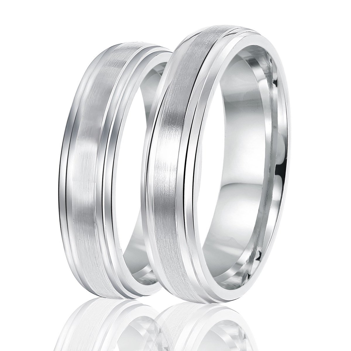Lucardi Heren Vriendschapsring Corfu - Ring - Vaderdag Cadeautje - Echt Zilver - Zilverkleurig