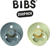 BIBS Fopspeen - Maat 2 (6-18 maanden) DUOPACK - Island Sea & Pistachio - BIBS tutjes - BIBS sucettes