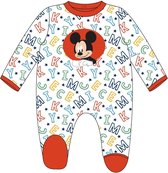 Baby Rompertje met Lange Mouwen Mickey Mouse Wit