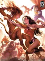 DC Comics: Justice League - Wonder Woman vs Cheetah Unframed Art Print