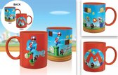 Super Mario Heat Change Mug / Super Mario warmte veranderende mok