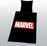 Marvel : Single Duvet Logo (black)