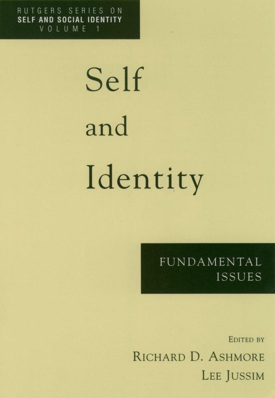 Rutgers Series on Self and Social Identity - Self and Identi ... - cover