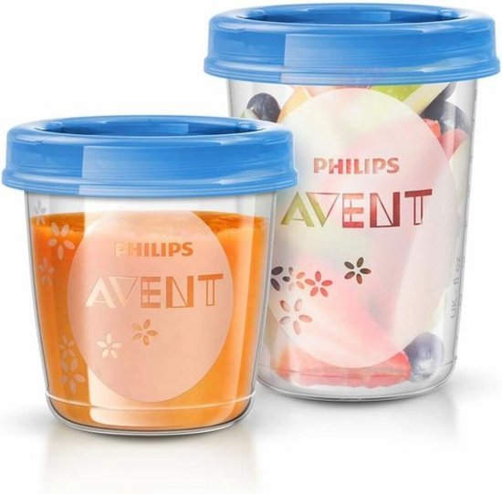 Philips Avent SCF721/20 Bewaarbekers voor voeding - 180 ml en 240 ml - 20 Stuks