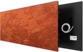 Hoog rendement infrarood stralingspaneel 930 Watt , 60x150 cm,  Rusty Rock, stone art Welltherm