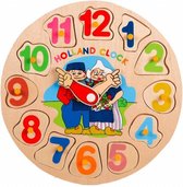 Houten puzzel | klok | souvenir | Holland |kinderpuzzel | Matix