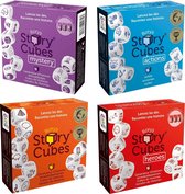 Spellenbundel - Dobbelspel - 4 Stuks - Rory's Story Cubes Actions, Original, Mystery & Heroes