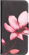 Design Softcase Booktype Samung Galaxy A20e hoesje - Bloemen
