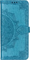 Mandala Booktype Huawei P30 Pro hoesje - Turquoise