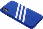 adidas Moulded Case SUEDE FW18 iPhone X XS hoesje - Royal Blauw