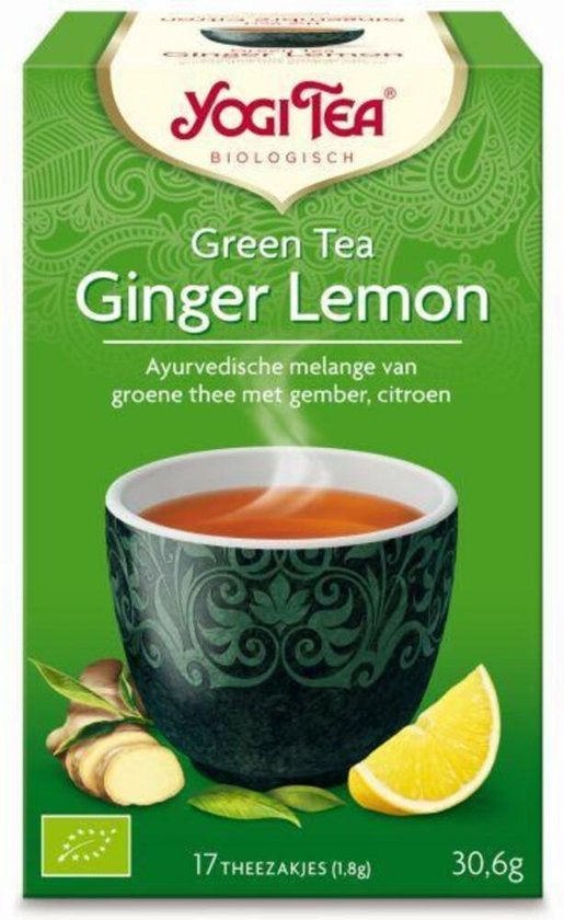 Yogitea Biologische Ginger Lemon Green Tea Bol 2138