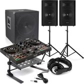 DJ Set - Hercules DJControl Inpulse 200 DJ controller met DJUCED software en 1100W geluidsinstallatie - Let's party!