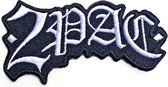 Tupac Patch Gothic Arch Wit/Zwart
