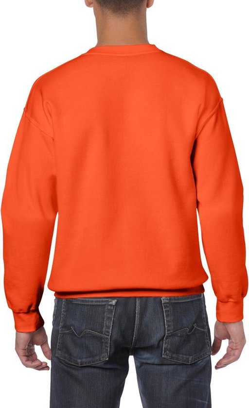 Gildan Heavy Blend Sweatshirt unisexe à col rond pour adultes (Oranje)