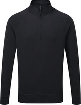 Russell Heren HD 1/4 Ritssweatshirt (Zwart)