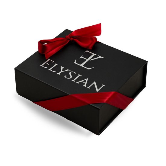 Elysian - Horloge Geschenkset Vrouwen - Rosé Gouden mesh horloge geschenkdoos met leren horlogebandje - Roestvrij Staal - Cadeau Voor Vrouw