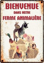 Plenty Gifts Waakbord Boerderij Ferme Animalière 21 X 14,8 Cm (fr)