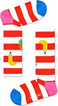 Happy Socks Kids Fruit Striped Rib Sock