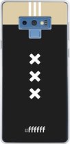 Samsung Galaxy Note 9 Hoesje Transparant TPU Case - AFC Ajax Uitshirt 2018-2019 #ffffff