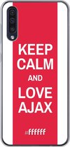 Samsung Galaxy A30s Hoesje Transparant TPU Case - AFC Ajax Keep Calm #ffffff