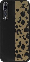 ADEL Siliconen Back Cover Softcase Hoesje Geschikt voor Huawei P20 Pro - Luipaard